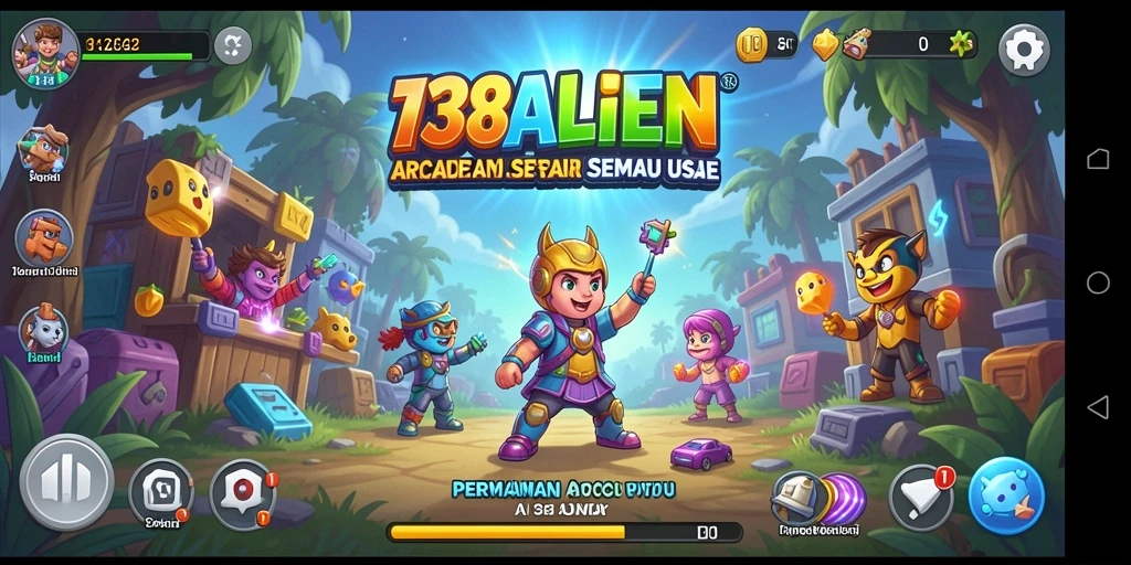 Tampilan gameplay seru 138ALIEN yang menantang.