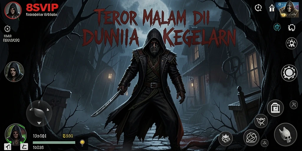 Tangkapan layar menampilkan momen seram dari gameplay 8SVIP.
