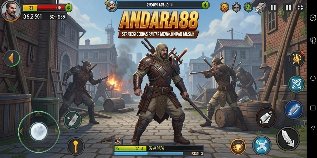Tampilan gameplay ANDARA88 yang penuh aksi dan strategi.