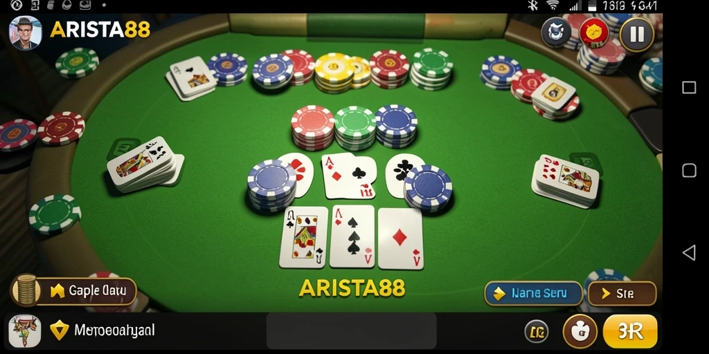 Tampilan gameplay ARISTA88 yang seru dan interaktif.