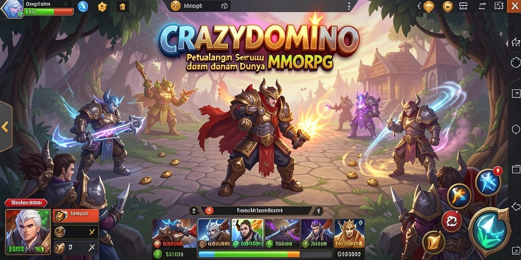 Tangkapan layar permainan <strong>CRAZYDOMINO</strong> menunjukkan pertempuran seru antara pemain.