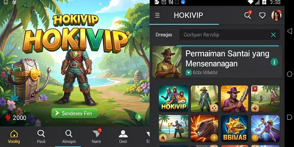 Tampilan gameplay HOKIVIP yang memukau dan interaktif.