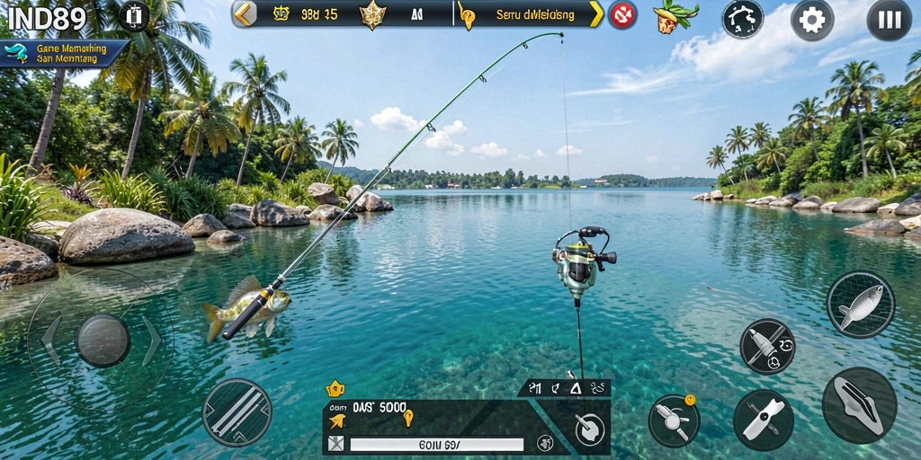 Tangkapan ikan yang mengesankan dalam gameplay IND89.