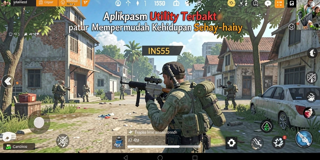 Tangkapan layar INS55 menampilkan berbagai fitur utility yang mudah digunakan.