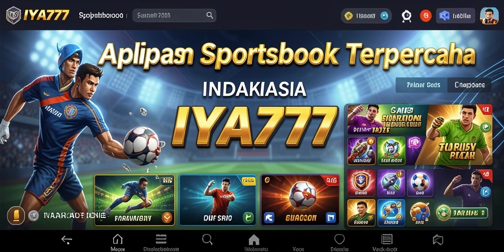Tampilan gameplay menarik dari aplikasi IYA777 Sportsbook.
