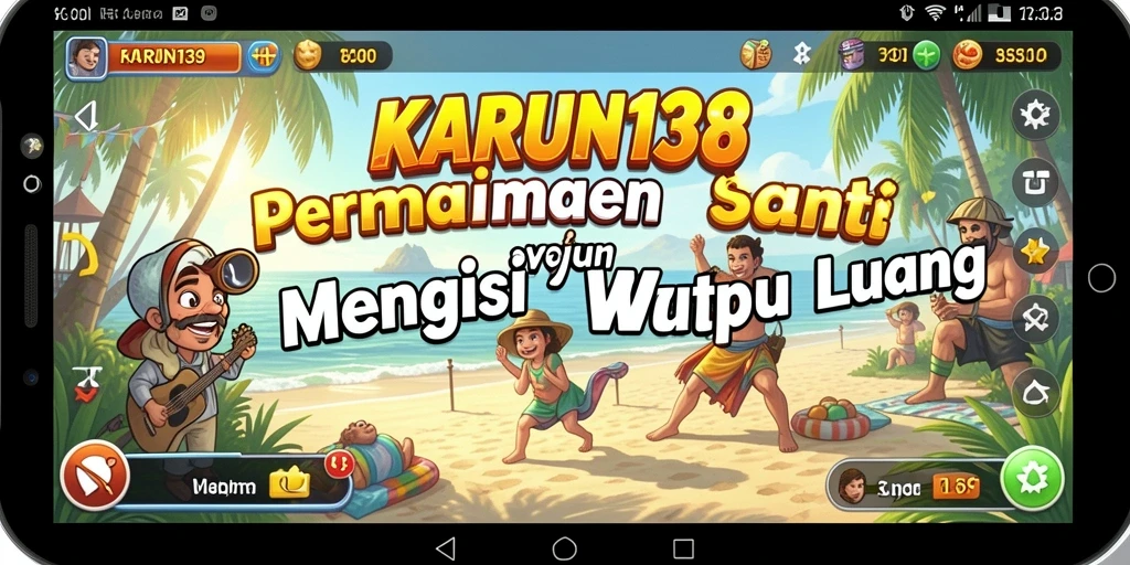 Screenshot utama KARUN138 menampilkan gameplay yang seru dan penuh warna.