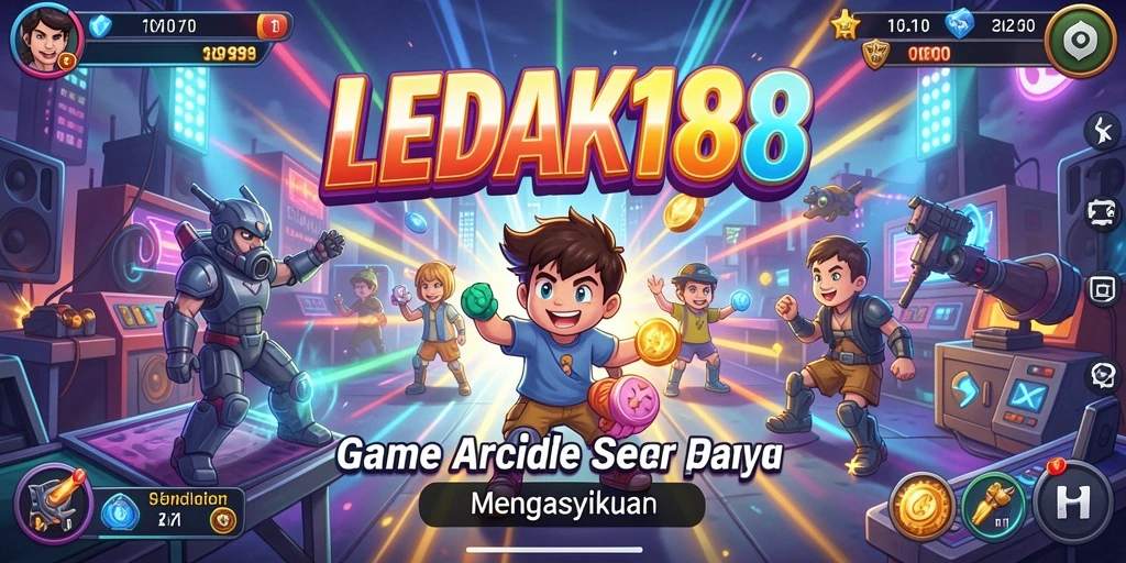 Sebuah tampilan menarik dari gameplay Arcade LEDAK188 yang menantang dan seru.