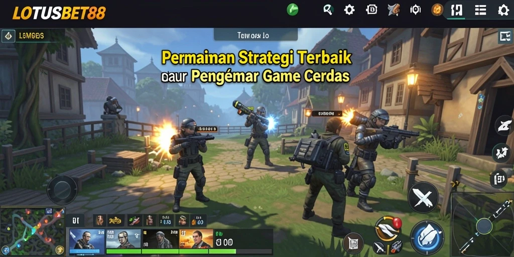 Tampilan gameplay LOTUSBET88 yang menarik dan strategis.