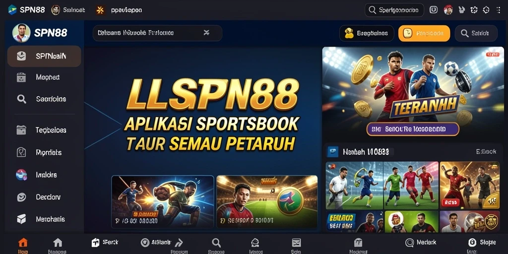 Tampilan antarmuka aplikasi SPN88 yang memukau dan intuitif.